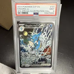2024 POKEMON SVP EN-SV BLACK STAR PROMO #131 KINGDRA EX PSA 9 - Image 1