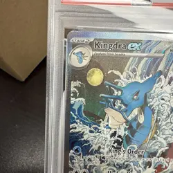2024 POKEMON SVP EN-SV BLACK STAR PROMO #131 KINGDRA EX PSA 9 - Image 2