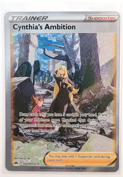 Cynthia's Ambition GG60/GG70 - Pokemon - Crown Zenith Galarian Gallery - NM/M - Image 1
