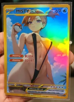 Misty - Anime - Waifu - Pokemon - Trainer - DIY - Full Art - Sticker - Image 3
