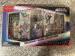 Pokemon TCG Prismatic Evolutions Premium Figure Collection - New & Sealed ⚪ - Image 1