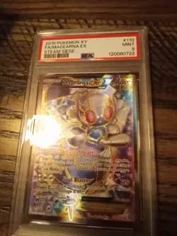 2016 Pokemon XY Steam Siege FA Magearna EX 110/114 PSA 9 MINT - Image 1