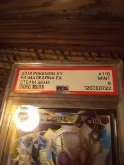 2016 Pokemon XY Steam Siege FA Magearna EX 110/114 PSA 9 MINT - Image 2