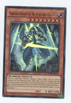 Yugioh Swordsman Of Revealing Light MP15-EN245 Ultra Rare 1st Edition LP - Image 1