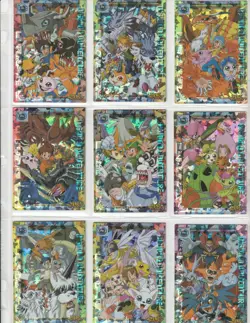 DIGIMON ADVENTURE (Japan) Series 2 - HOLO FOIL Cards Single and COMPLETE SET - Image 1