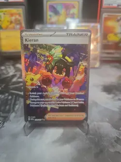 Pokemon TCG Kieran Sir 218/167SV06: Twilight Masquerade Holo Card - Image 1