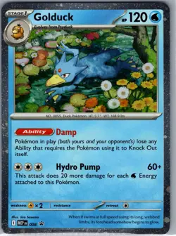 Golduck MEP 008 ME: Mega Evolution Promo - Pokemon Card - NM - Image 1