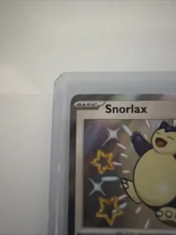 Pokemon Snorlax TCG Baby Shiny Holo Card 202/091 Paldean Fates Mint Condition - Image 2