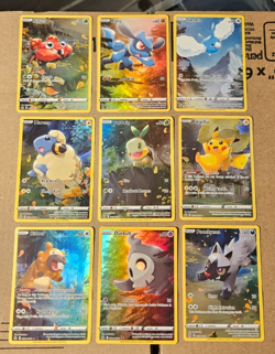 Pokemon TCG Crown Zenith Galarian Gallery Full Art Set of 9 Cards GG26 - GG34 NM - Image 2
