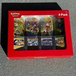 Pokemon Scarlet & Violet 151 (4 Mini Tins + 4 Promo Cards Bundle) SAMS CLUB - Image 1