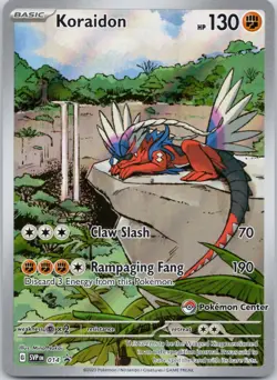 Koraidon - (Pokemon Center) 014 SV: Scarlet & Violet Promo Cards NM PKM - Image 1
