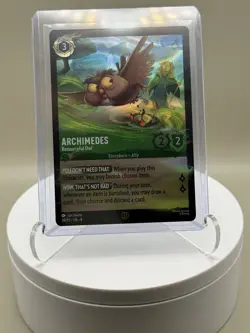 Archimedes - Resourceful Owl 34 Disney Lorcana Promo Cards Holo - Image 1