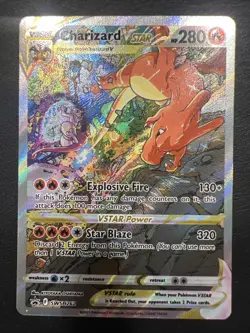 Pokemon 2022 Full Art Sword & Shield Promo Cards Promo Charizard Vstar SWSH262 - Image 1