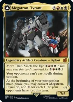 MTG English Megatron, Tyrant NM Foil Universes Beyond: Transformers - Image 1