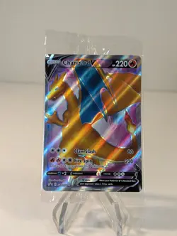 +2 Charizard V SWSH050 Sword & Shield Promo Card Holo Sealed w/ Lances Charizard - Image 2