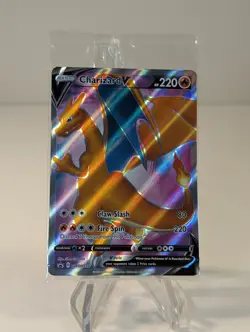 +2 Charizard V SWSH050 Sword & Shield Promo Card Holo Sealed w/ Lances Charizard - Image 4