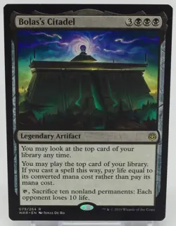 Magic the Gathering War of the Spark #079 Bolas's Citadel - Image 3