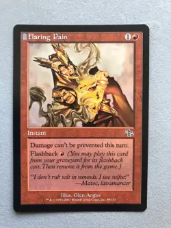 Mtg Carte Magic Judgment Flaring Pain Eng English NM/LP - Image 1
