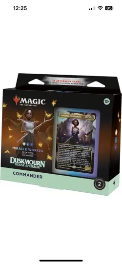 MTG Duskmourn: House of Horror Commander Deck - Miracle Worker NEW Sealed - Image 1