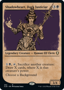 Near Mint, English - 4 x MTG Shadowheart, Dark Justiciar - Showcase Commander Le - Image 1
