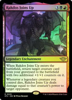 MTG FOIL Rakdos Joins Up Promo Pack Outlaws of Thunder Junction - Promo: - Image 1
