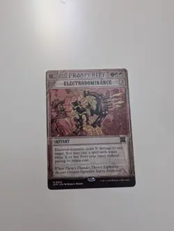 MTG - Electrodominance (Showcase) - Outlaws of Thunder Junction NM/M Condition - Image 1