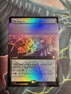 NM Extended Art Foil Ba Sing Se, MTG, Avatar: The Last Airbender, Magic, 388 - Image 1