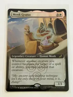 Monk Gyatso Extended Art Avatar: The Last Airbender Eternal Foil 173 - Image 1