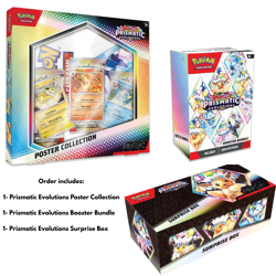 Pokemon Prismatic Ev: Booste Bundle, Suprise Box & Poster Collection Bundle - Image 1