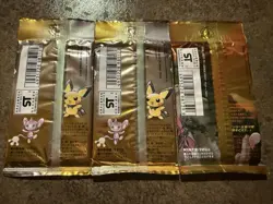 1999 Pokemon UNOPENED 2x Neo Genesis and 1x Neo Destiny Japanese Booster Packs - Image 2