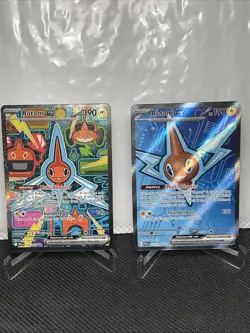 Rotom ex SIR 126/094+111/94 Pokemon Phantasmal Flames Lot Of 2 - Image 1