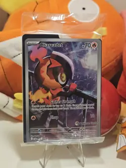 Charcadet Phantasmal Flames ETB Promo Pokemon Center Stamped SEALED - Image 1