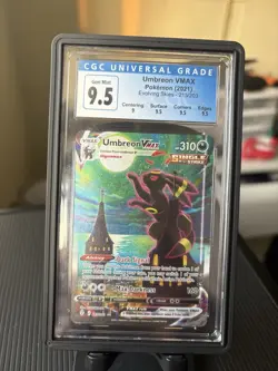 Pokemon Umbreon VMAX Evolving Skies Secret Rare Full Alt Art #215 CGC 9.5 ( 10 ) - Image 1