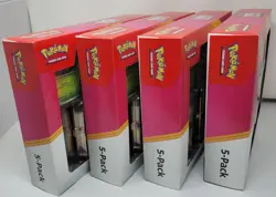 Pokemon TCG 151 Mini Tins 5-Pack Costco Bundle Compete Never Opened 4 sets MIMB! - Image 3