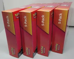 Pokemon TCG 151 Mini Tins 5-Pack Costco Bundle Compete Never Opened 4 sets MIMB! - Image 4