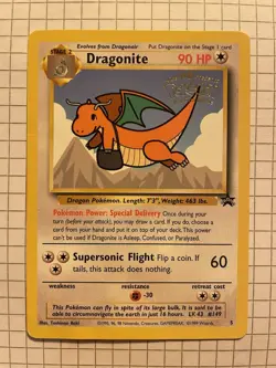 Dragonite #5 Black Star Promo WB Movie WOTC Pokemon - Image 1