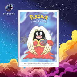 Carte Pokemon Lippoutou / Jynx 124 Sticker Dunkin Boomer - Image 1