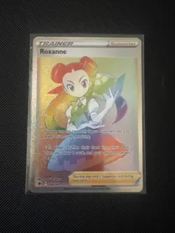 Pokemon TCG Roxanne Sword & Shield - Astral Radiance 206/189 Holo Secret Rare - Image 1