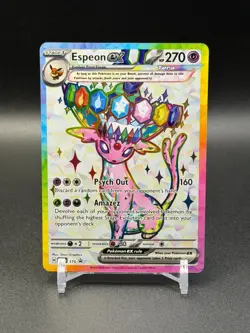 Pokemon Espeon ex SVP 175 Premium Figure Collection Black Star Promo - Image 1