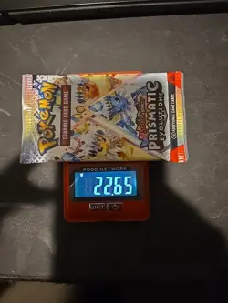 22.65g VERY HEAVY Prismatic Evolutions Pokemon Sealed Booster Pack New - Image 1