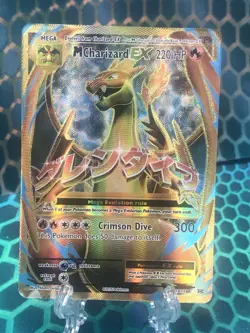 Mega Charizard EX Full Art 101/108 XY Evolutions Holo Foil Pokemon TCG MT+!! - Image 1