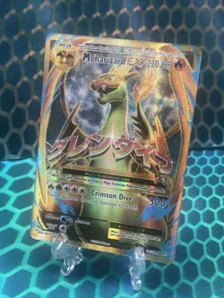 Mega Charizard EX Full Art 101/108 XY Evolutions Holo Foil Pokemon TCG MT+!! - Image 2