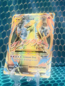 Mega Charizard EX Full Art 101/108 XY Evolutions Holo Foil Pokemon TCG MT+!! - Image 3