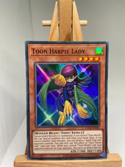 Toon Harpie Lady - Super Rare TOCH-EN002 - LP - YuGiOh - Image 1