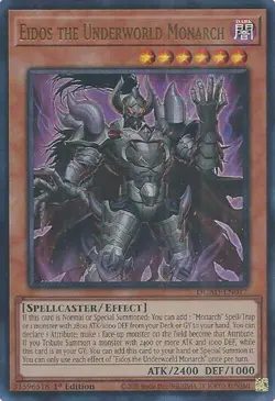 DUAD-EN017 Eidos the Underworld Monarch Ultra Rare 1st Ed YuGiOh! NEW - Image 1