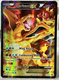 Charizard EX - Full Art Promo XY121 Pokemon Card 2016 - Damaged HP - Image 1