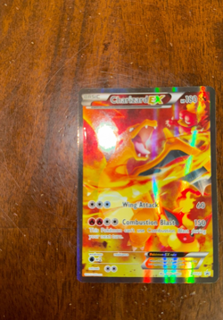 Pokemon TCG Charizard EX XY121 Black Star Promo 2016 Holo Rare Card Damaged - Image 2