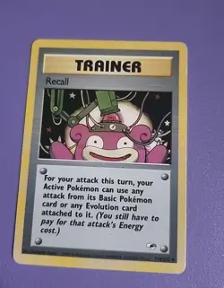 Recall Trainer 116/132 Gym Heroes Pokemon Card 2000 WOTC Vintage UNCOMMON-MP - Image 1