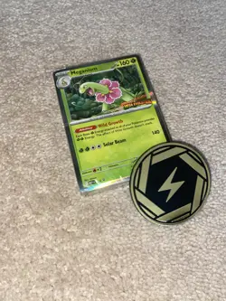 Meganium Mega Evolution Stamped Build and Battle Promo Sealed 40 Card Deck ⚡ - Image 1