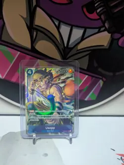 One Piece Card Game Pillars of Strength Super Rare Usopp OP03-041 Alt Art NM - Image 1